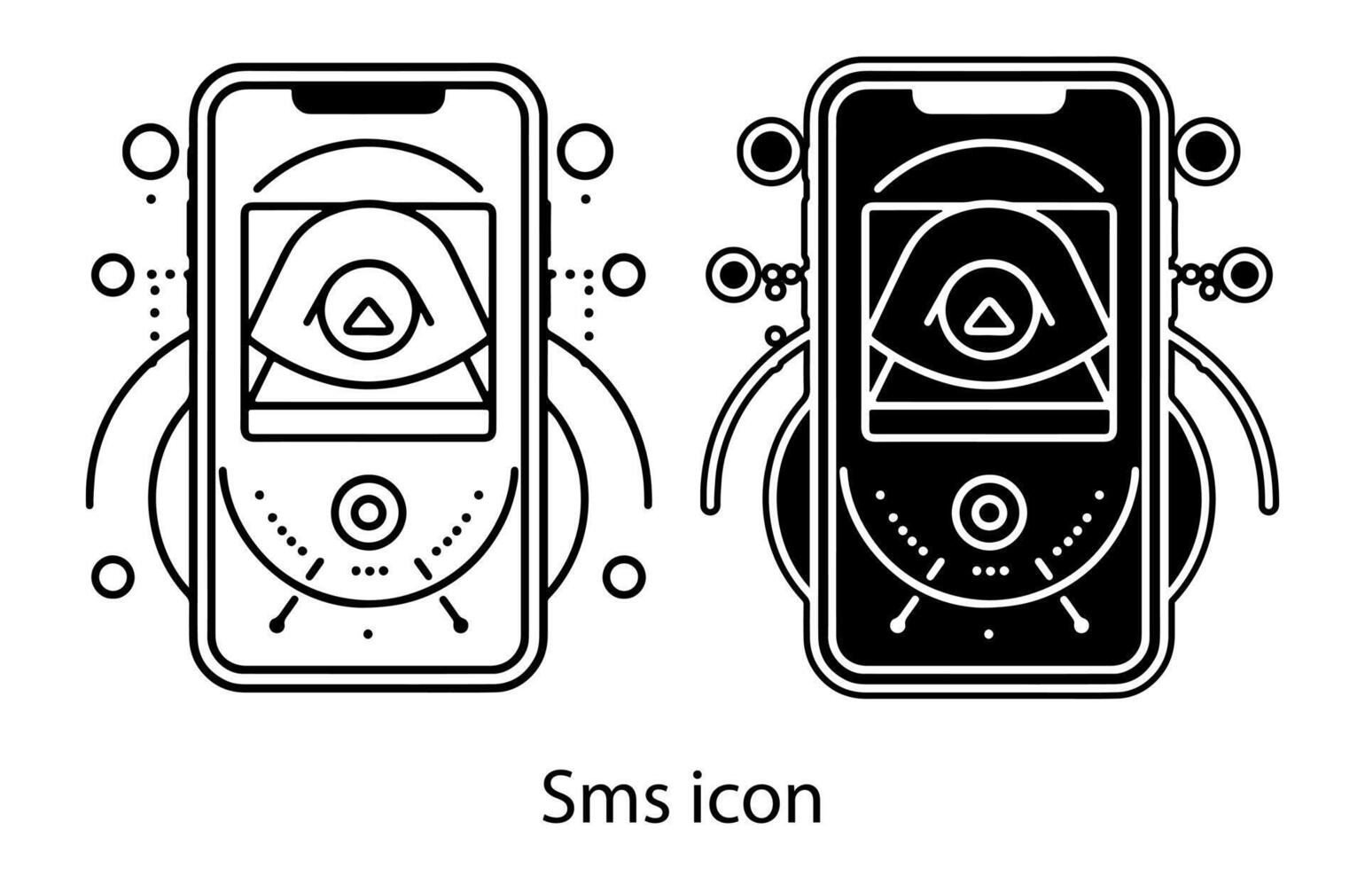 sms icoon schets vector, eenvoudig reeks van bericht verwant vector lijn pictogrammen. bevat zo pictogrammen net zo gesprek,