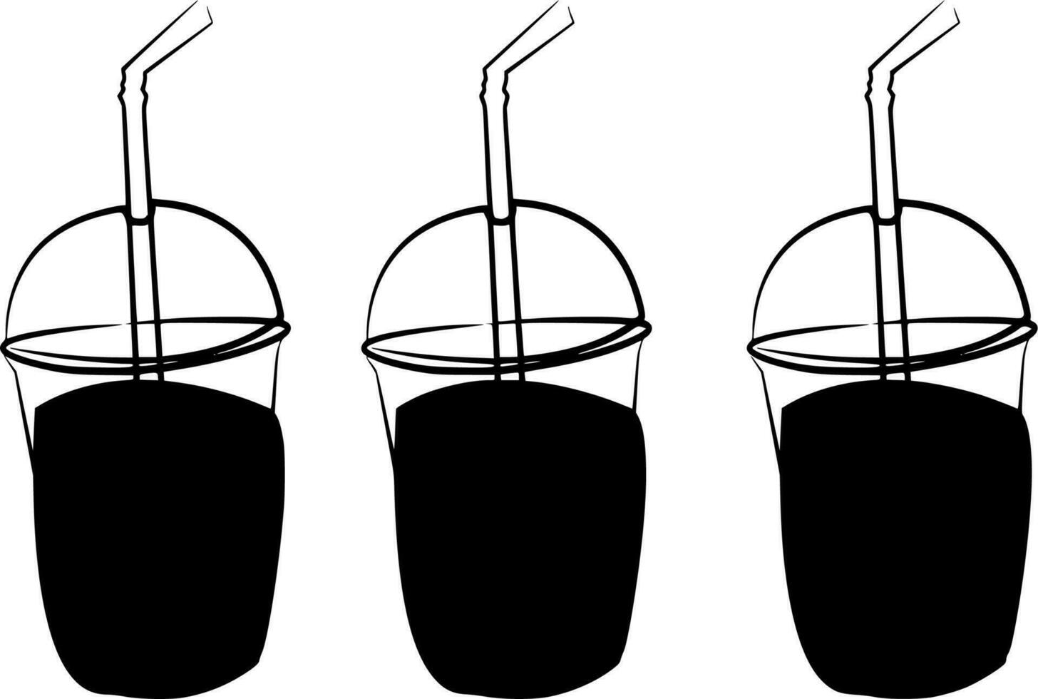 vector silhouet van sap fruit Aan wit achtergrond