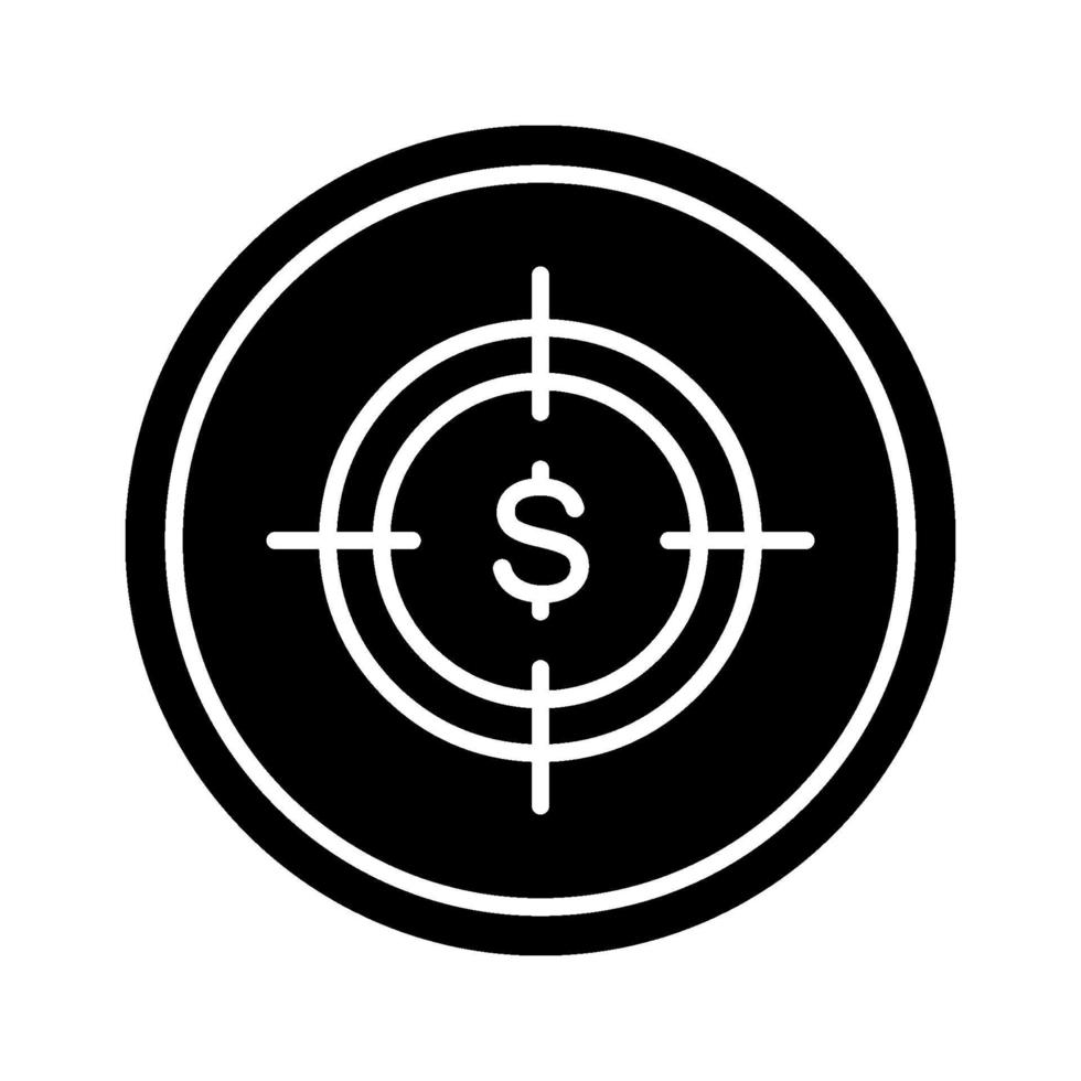 geld doelpictogram vector