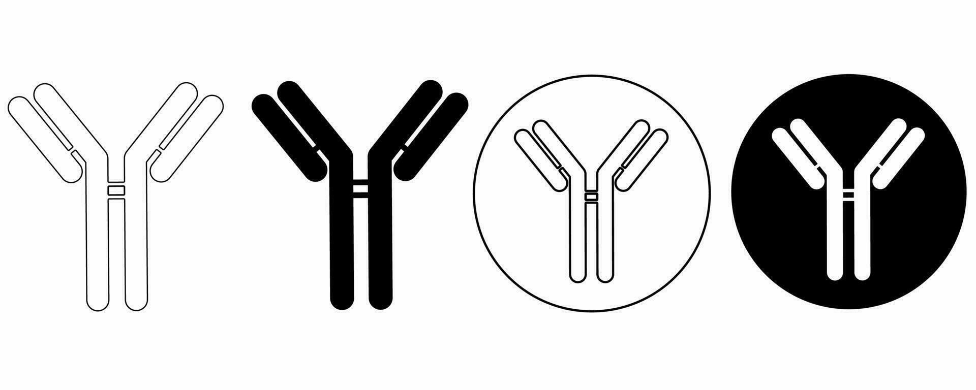 schets silhouet antilichaam icoon reeks geïsoleerd Aan wit achtergrond vector