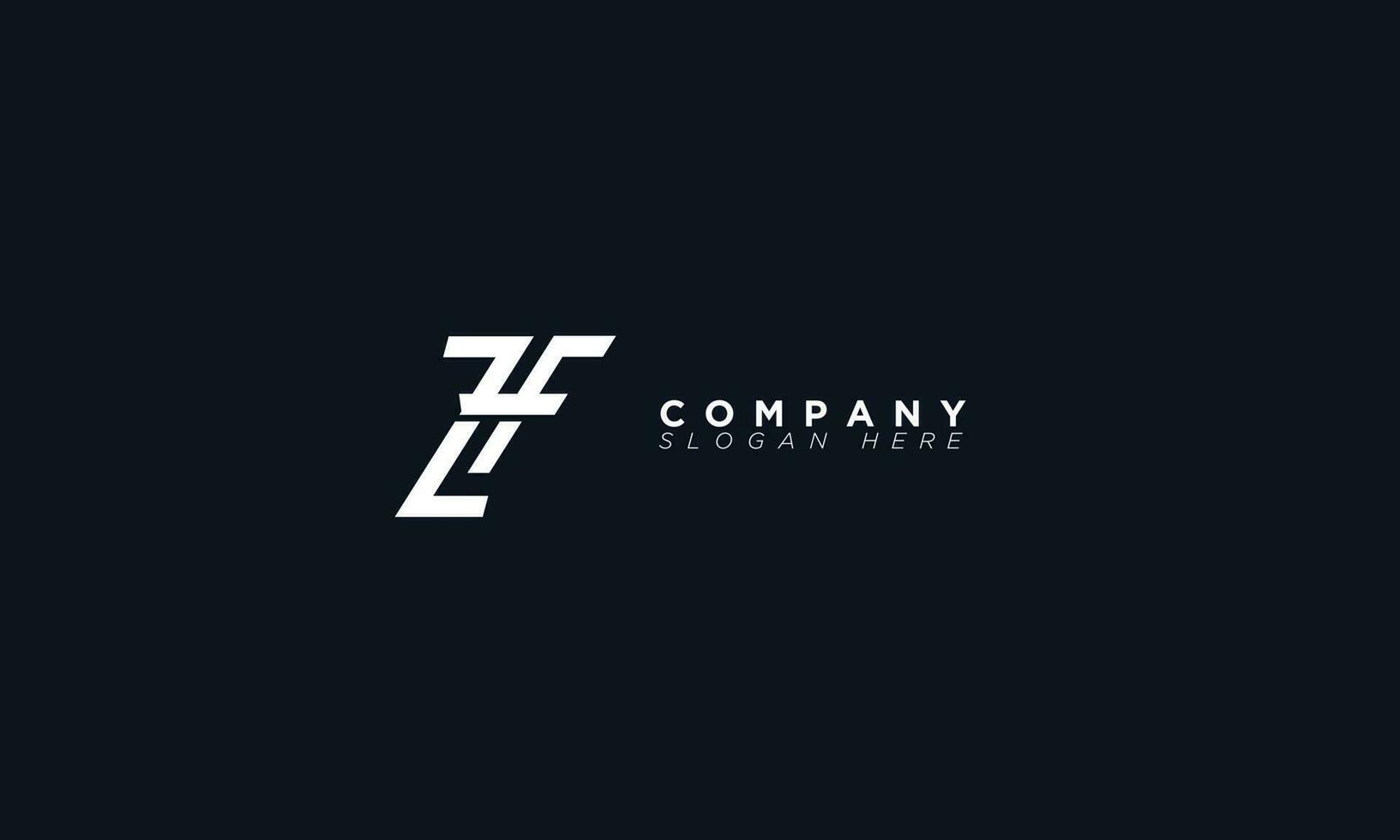 zf alfabet brieven initialen monogram logo fz, z en f vector