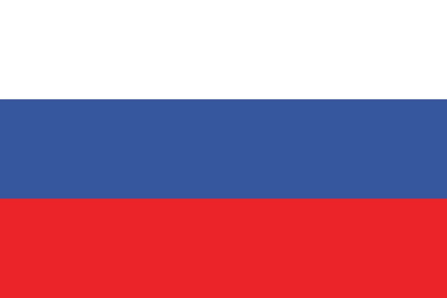 vlag van rusland.nationaal vlag van Rusland vector