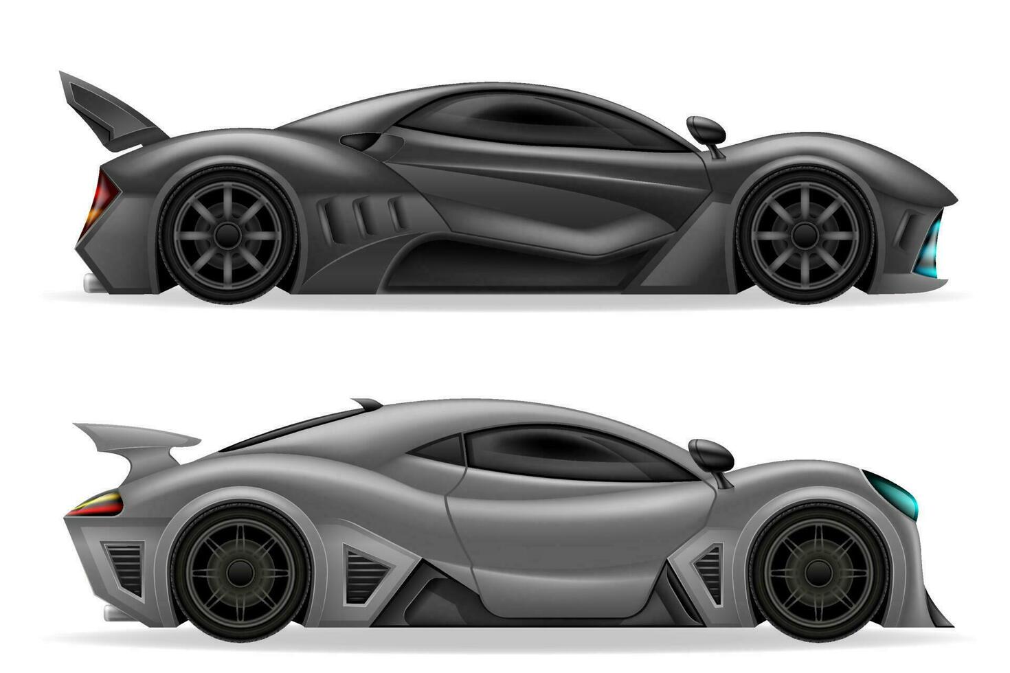 sport hyper super auto vector illustratie geïsoleerd Aan wit achtergrond