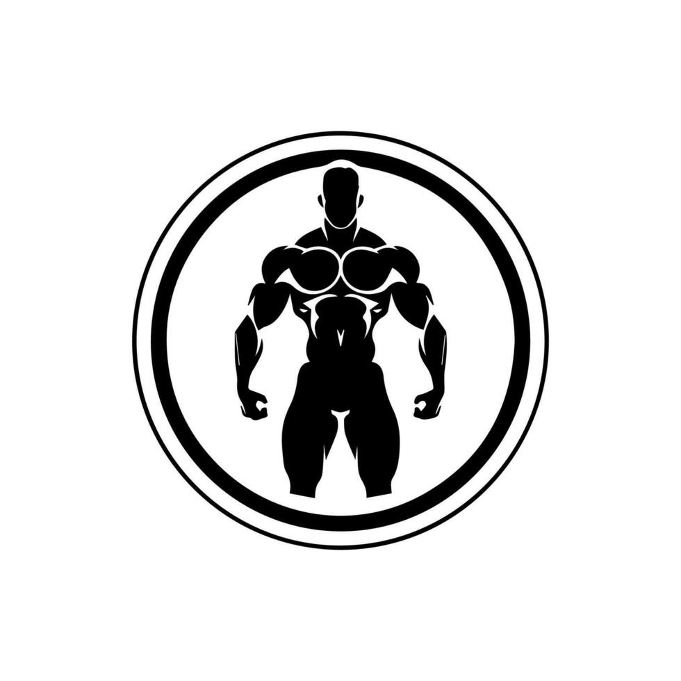 krijgen fit in stijl met onze dynamisch Sportschool geschiktheid logo ontwerp. deze atletisch illustratie is perfect voor sport- en fitness-gerelateerd merken. vector