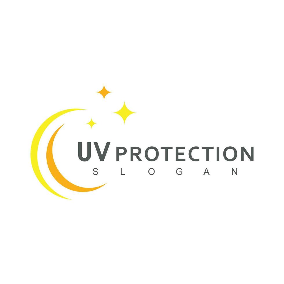 uv bescherming vector icoon, ultraviolet logo