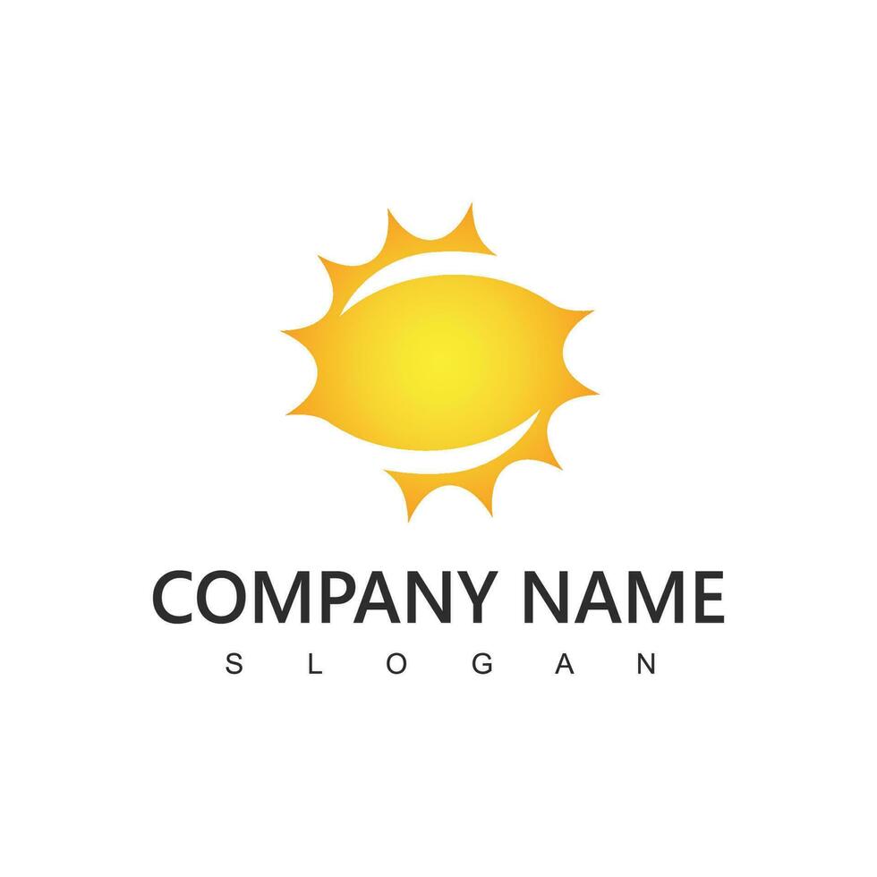 creatief zon logo , zon icoon vector