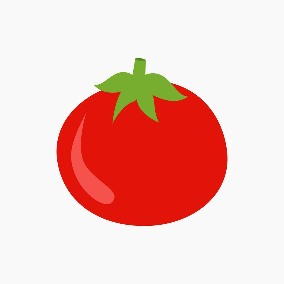 tomaat klem kunst vector illustratie voor ontwerp decoraties. vers groente thema illustratie.