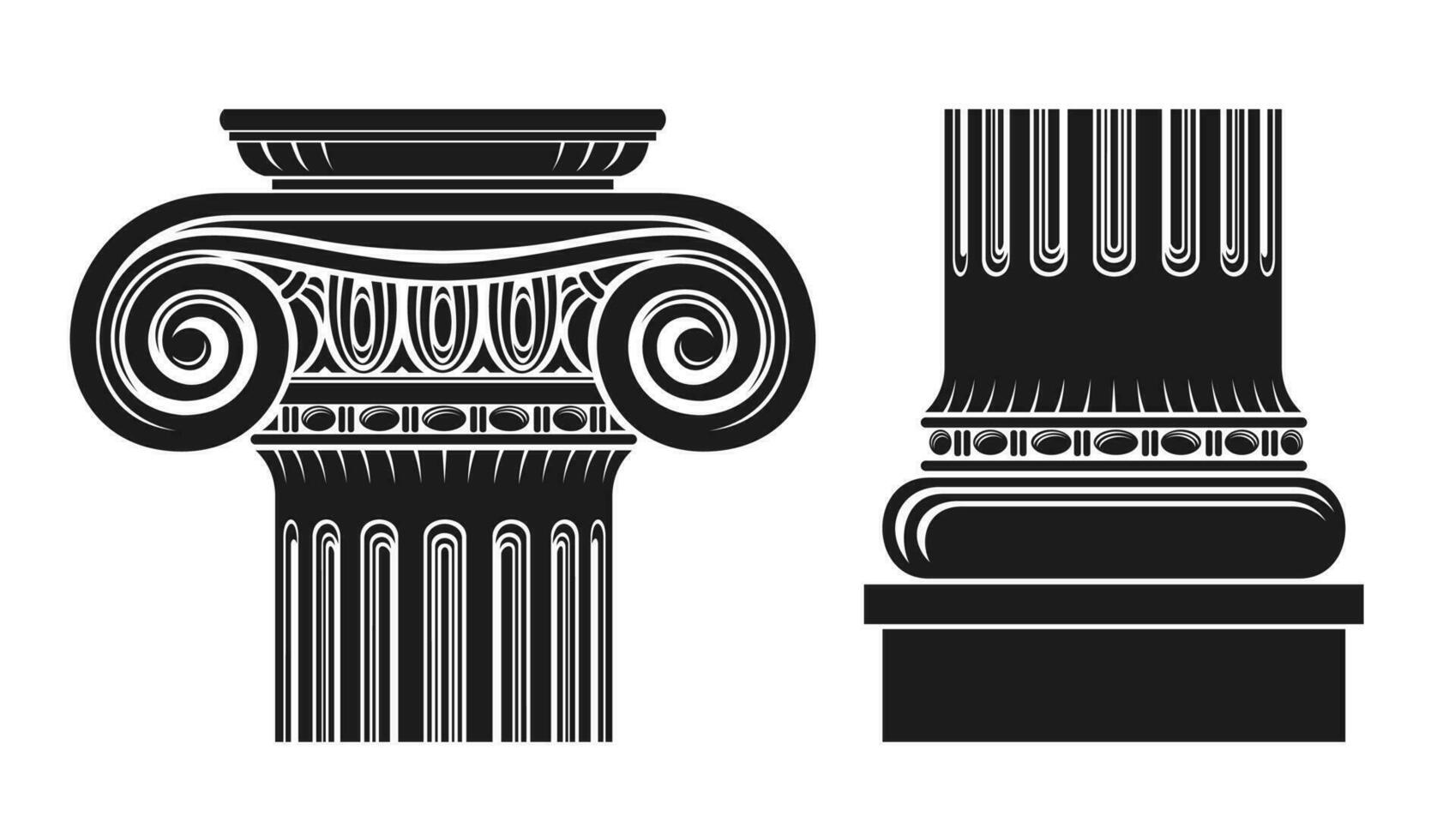klassiek grafisch Sjablonen voor het drukken of pictogrammen, logo's. vector