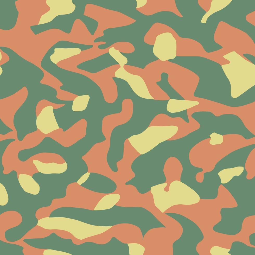 militaire camouflage textuur kaki print achtergrond - vector