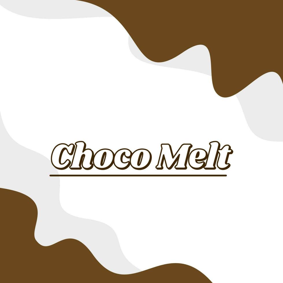 smelten chocola. smelten chocola druppels, lijsten, spatten. donker bruin plons morsen en druppels Aan wit achtergrond. gesmolten chocola druppelen. vector