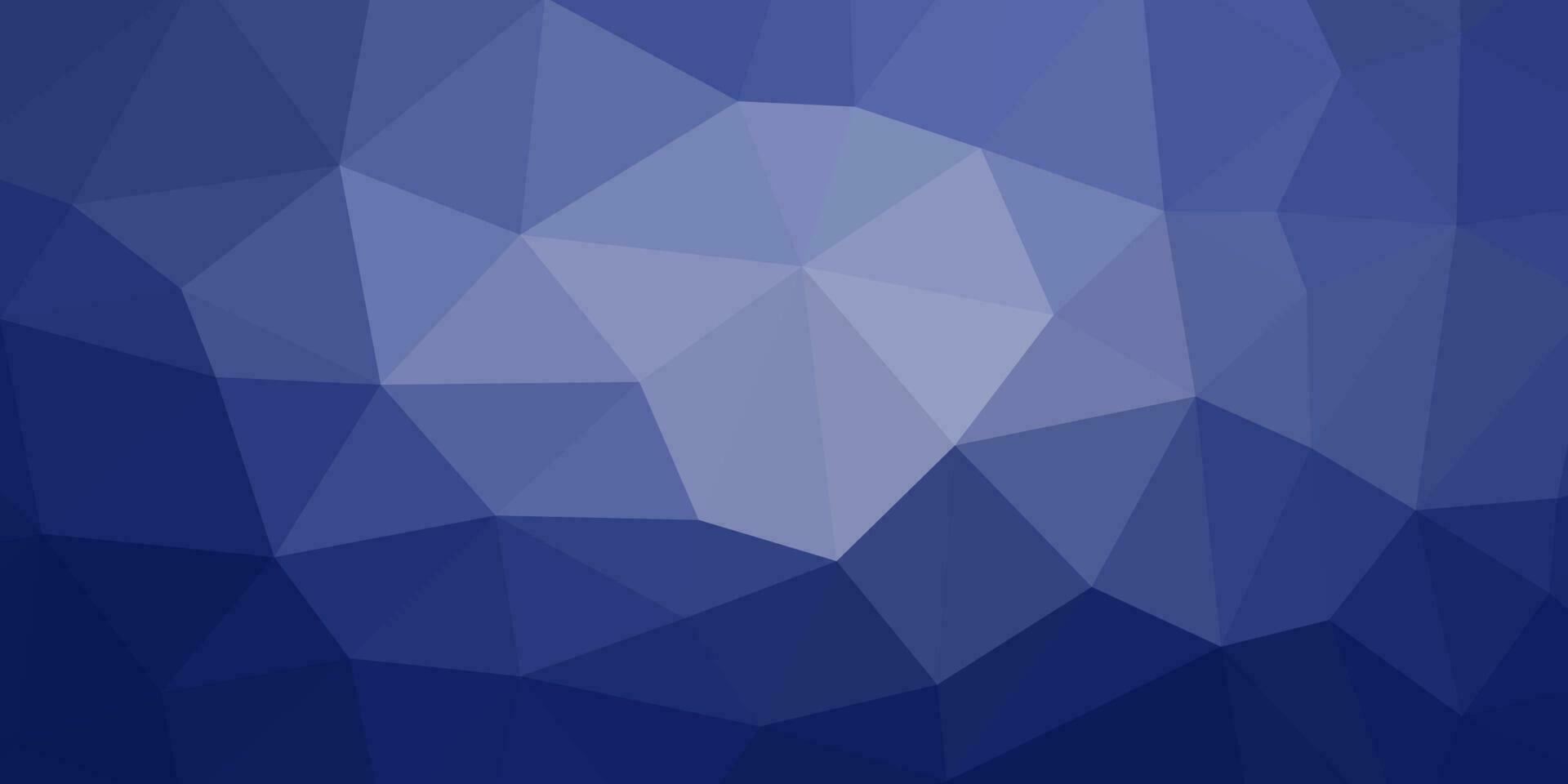 abstract driehoeken marine blauw achtergrond. vector illustratie.