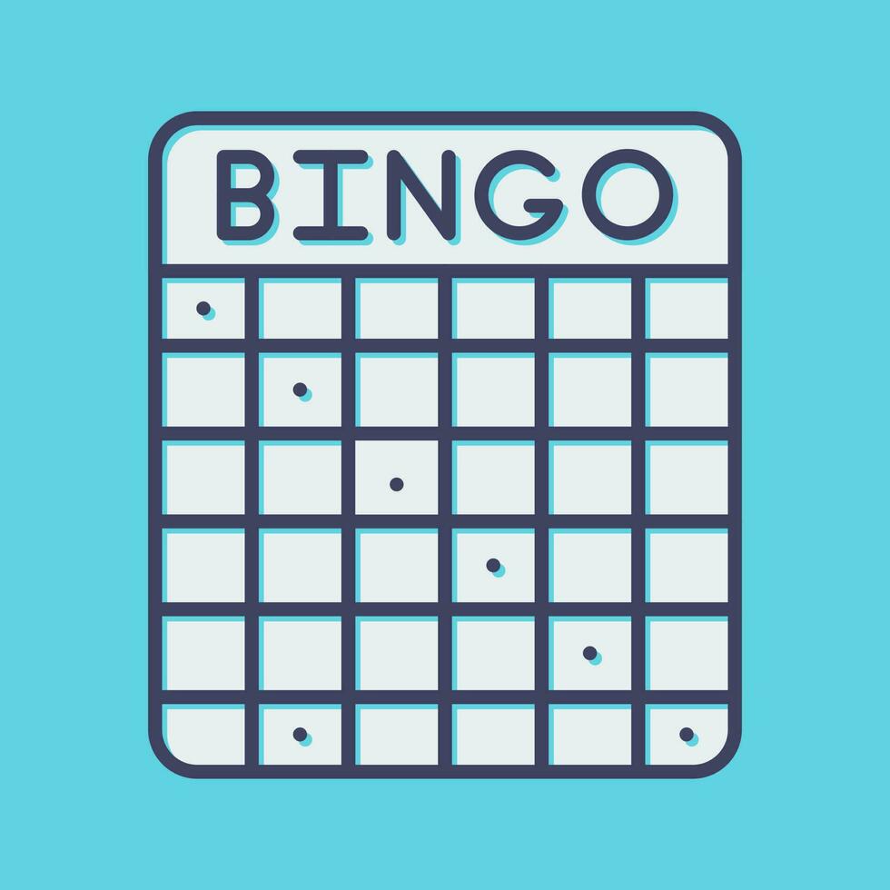 bingo vector icoon