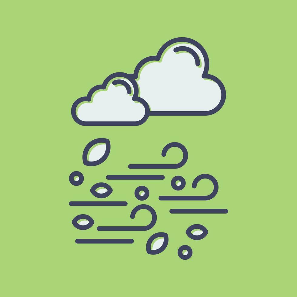 wind vector pictogram