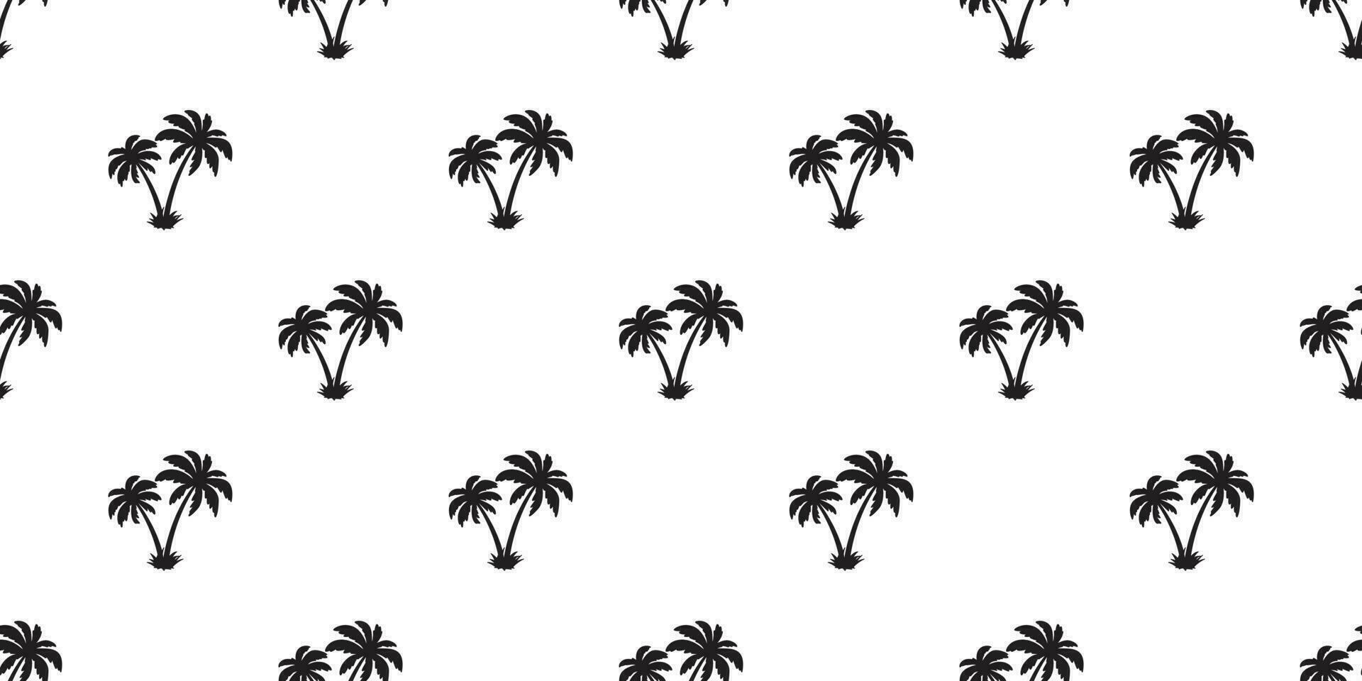 palm boom kokosnoot naadloos patroon vector eiland geïsoleerd behang tegel achtergrond