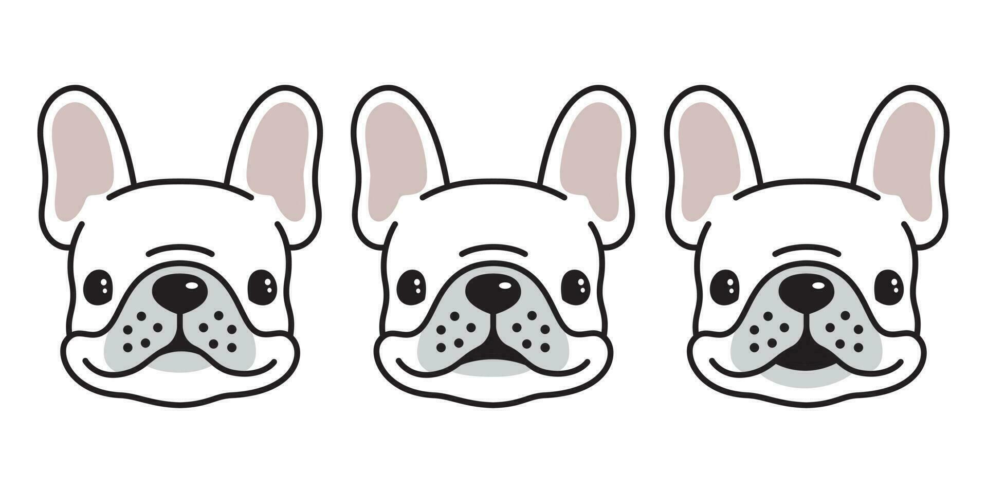 hond vector Frans bulldog icoon logo tekenfilm karakter illustratie symbool tekening