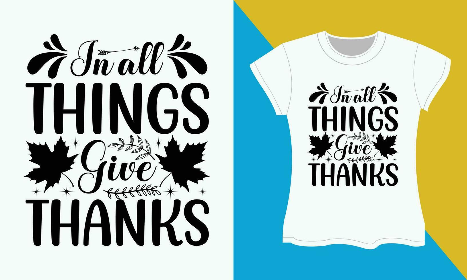 dankzegging SVG t-shirt ontwerp, in allemaal dingen, geven bedankt vector
