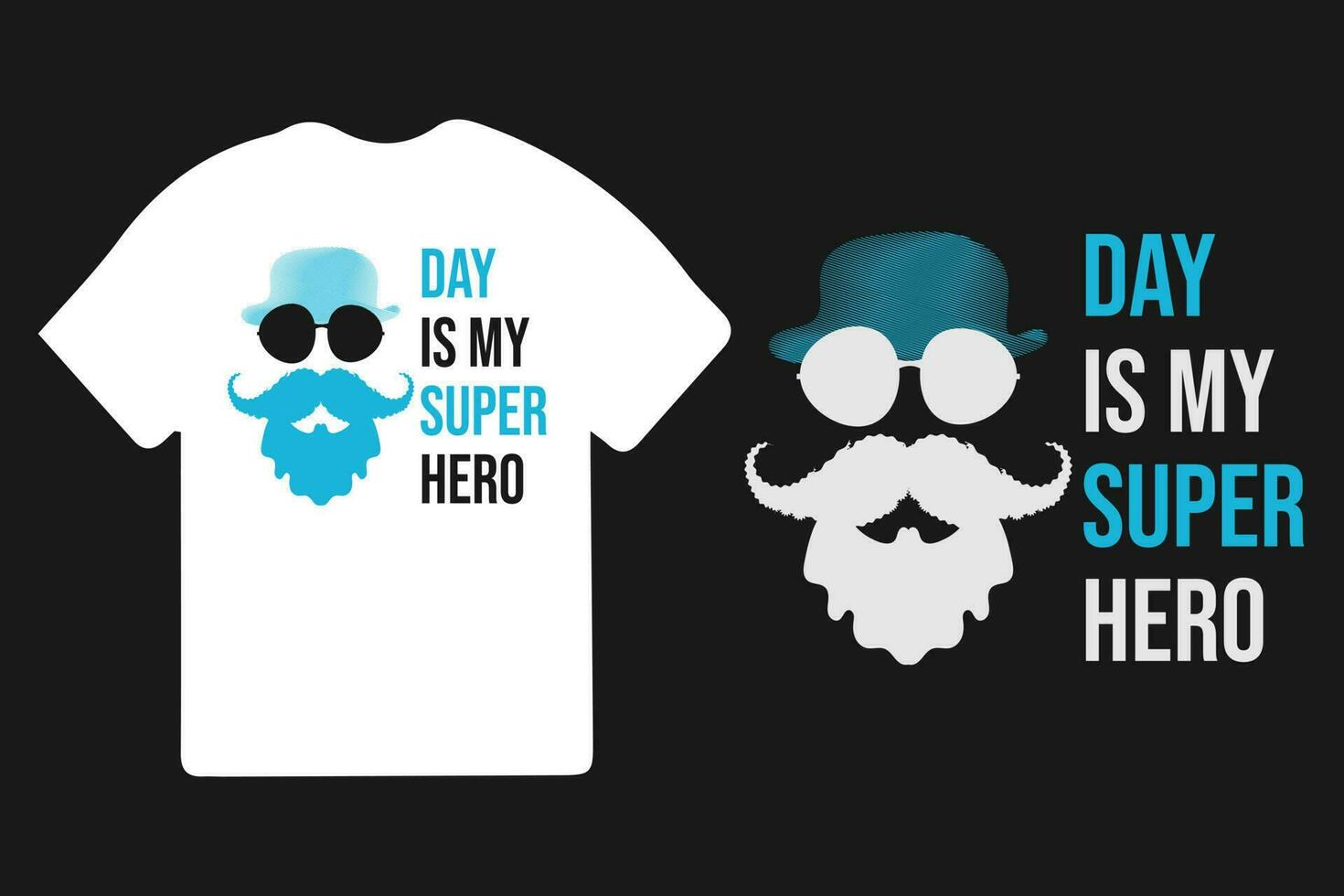 vaders dag t-shirt ontwerp, gelukkig vaders dag typografie, papa t-shirts ontwerp. vector