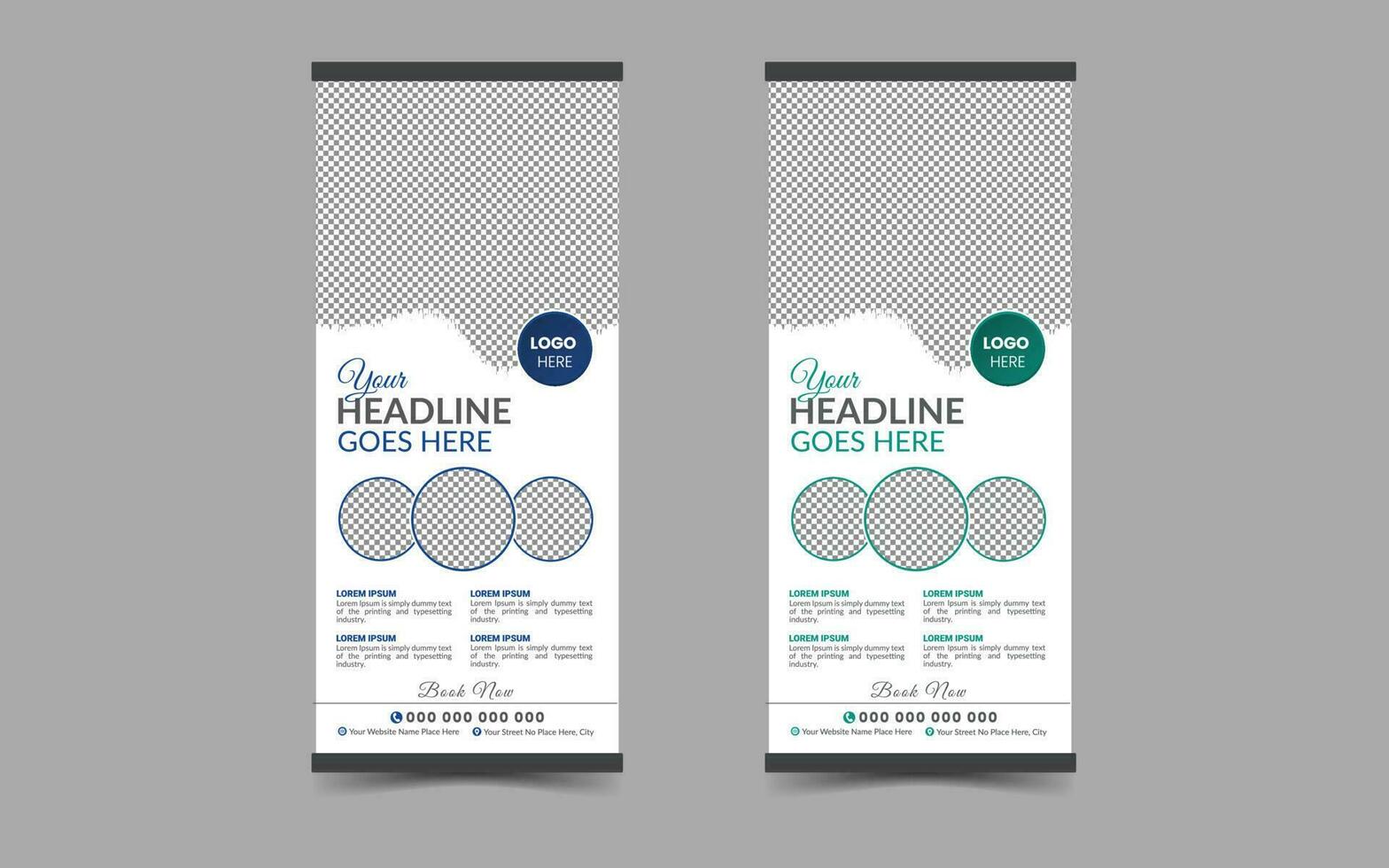 waarheid standee ontwerp banner.tour en reizen oprollen staan banier sjabloon ontwerp, reis, toerisme rollen omhoog banier ontwerp voor reizen bureau.design een standaard- rollen omhoog spandoek. vector