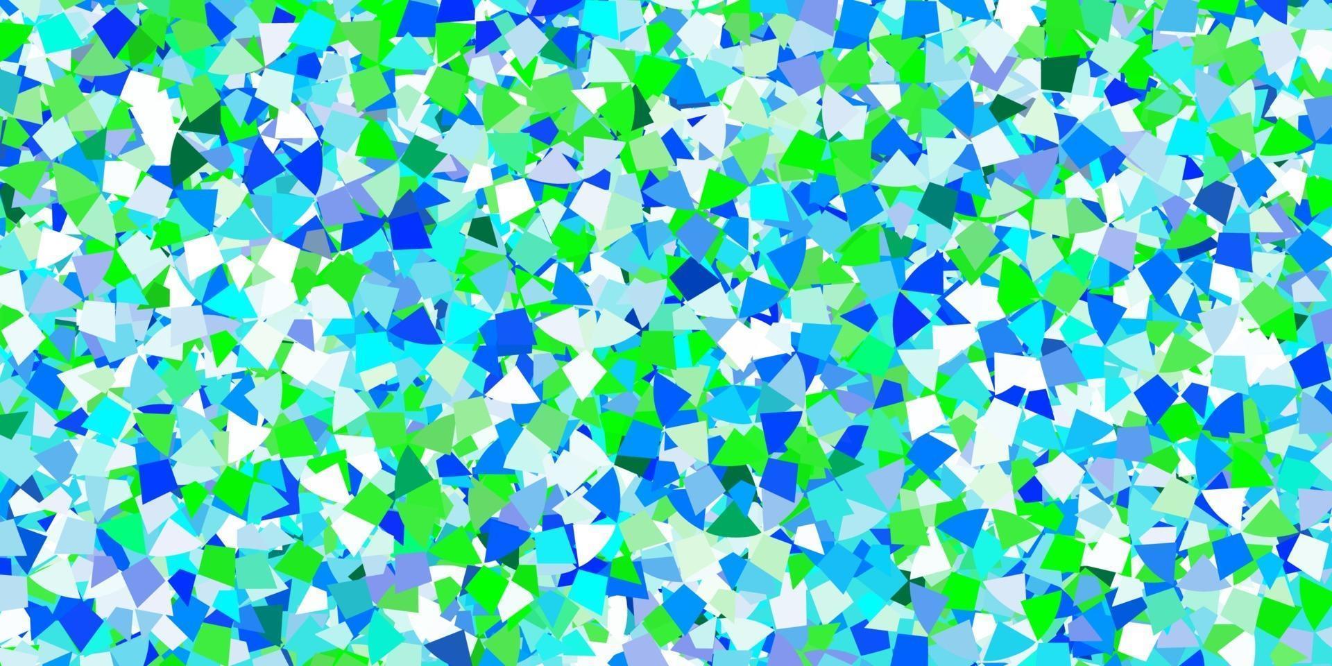 lichtblauwe vectorachtergrond met veelhoekige stijl. vector