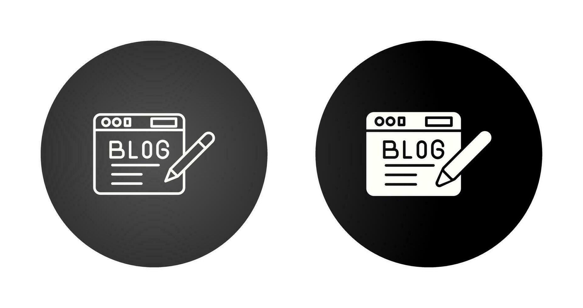 blog vector icoon