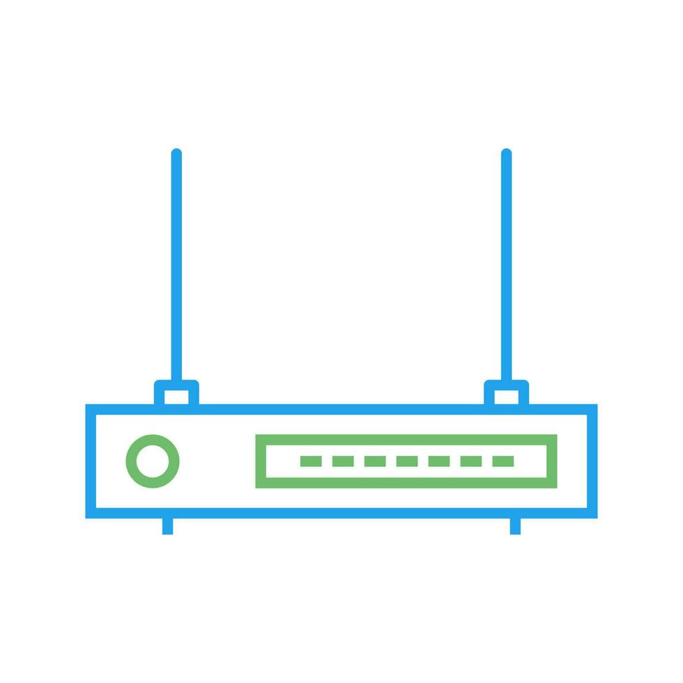 Wifi router vector icoon