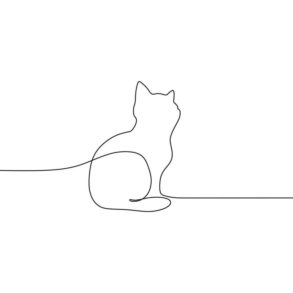 dier lijn kunst tekening vector