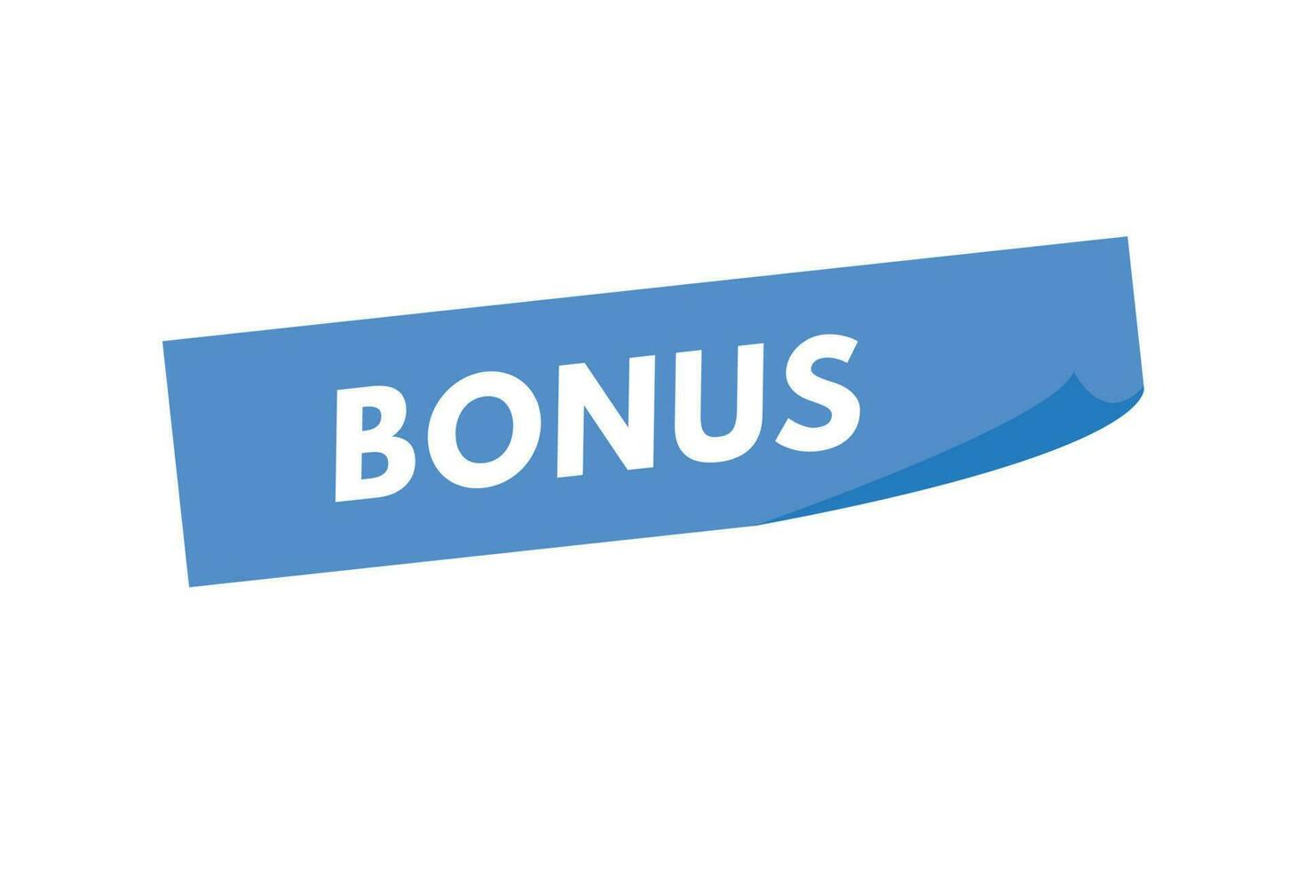 bonus tekst knop. bonus teken icoon etiket sticker web toetsen vector