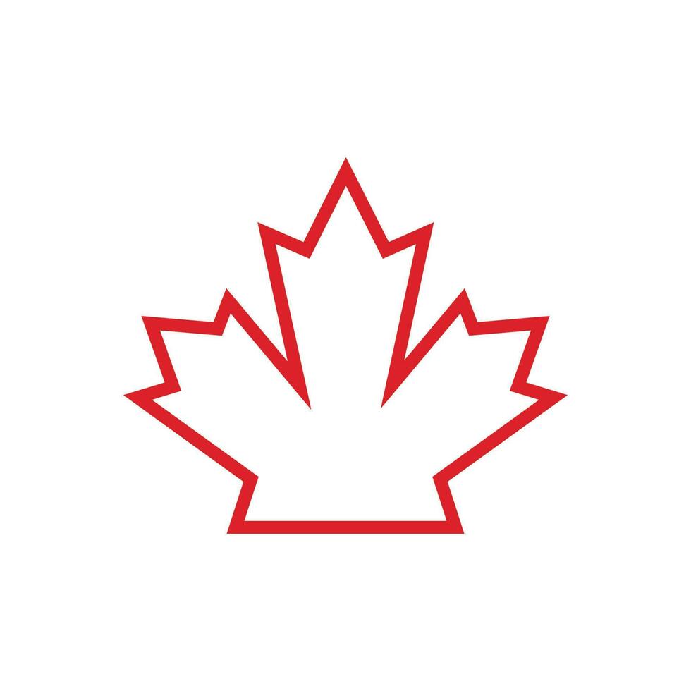 marple blad logo, icoon vector ontwerp illustratie