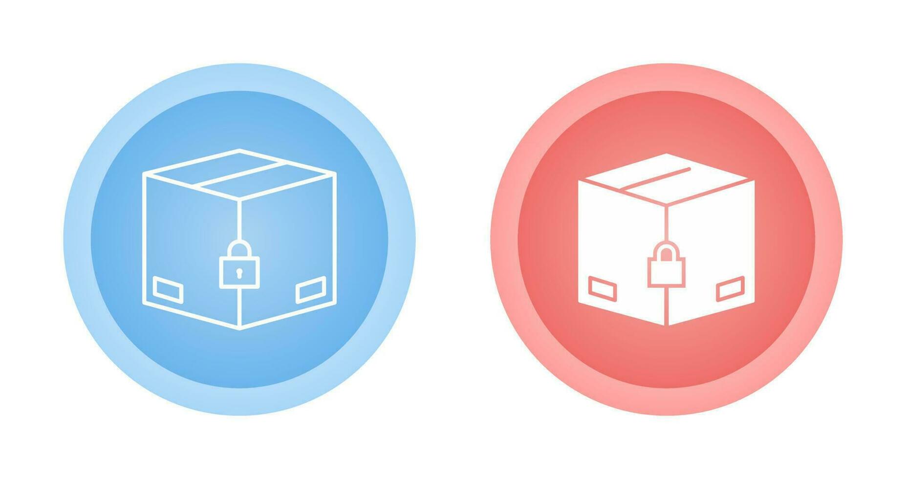 beveiligen pakket vector icoon