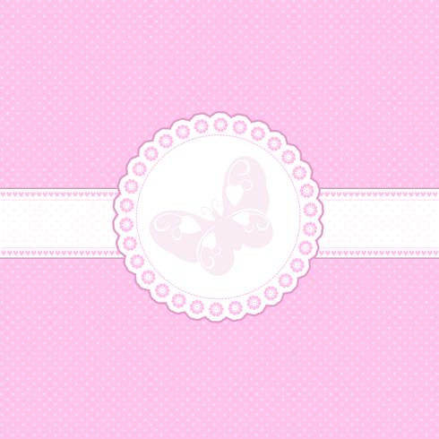 Baby roze achtergrond vector