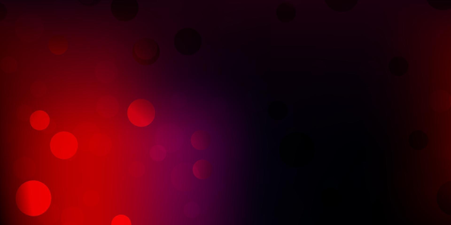 donkerblauw, rood vectormalplaatje met abstracte vormen. vector