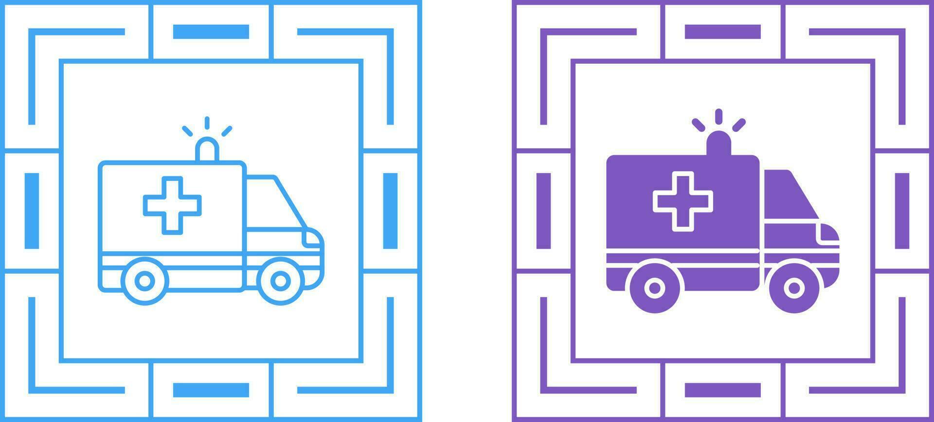 ambulance vector pictogram