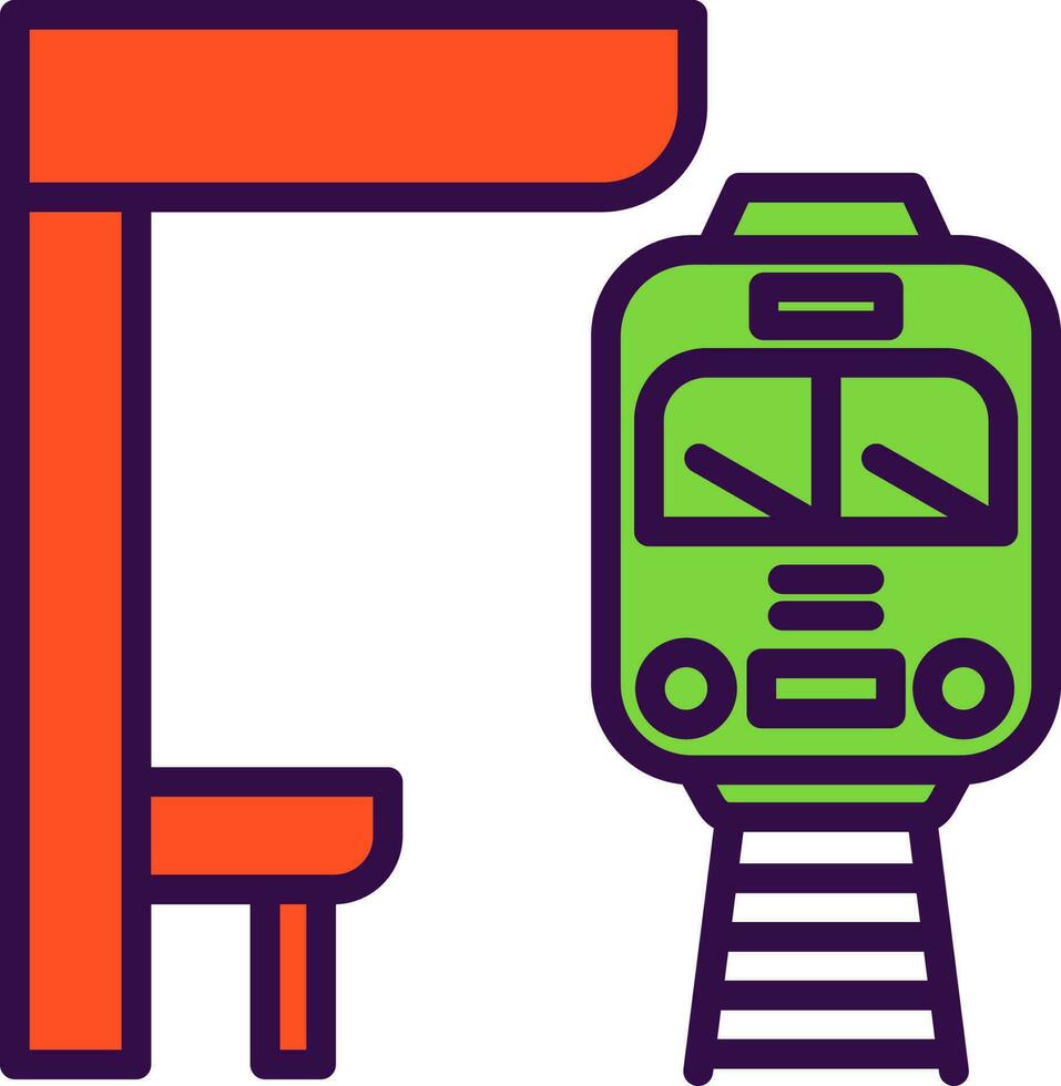 metro vector icoon ontwerp
