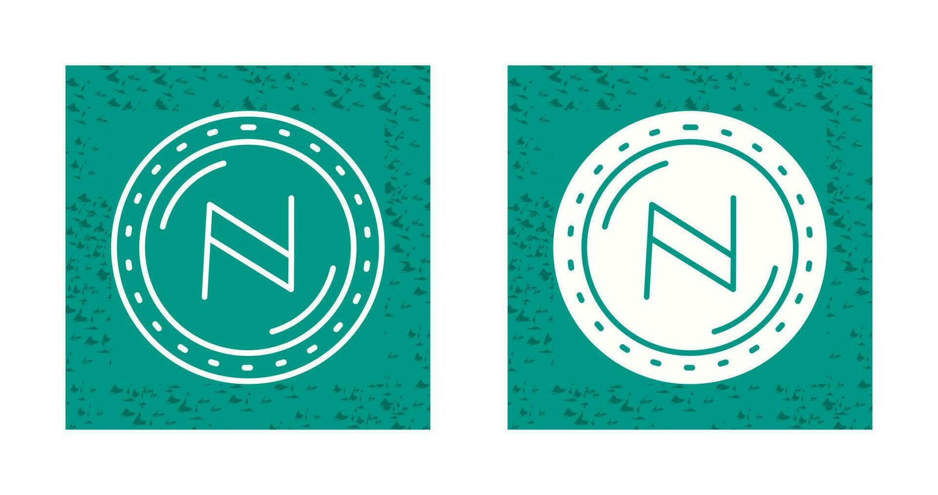 namecoin valuta vector icoon