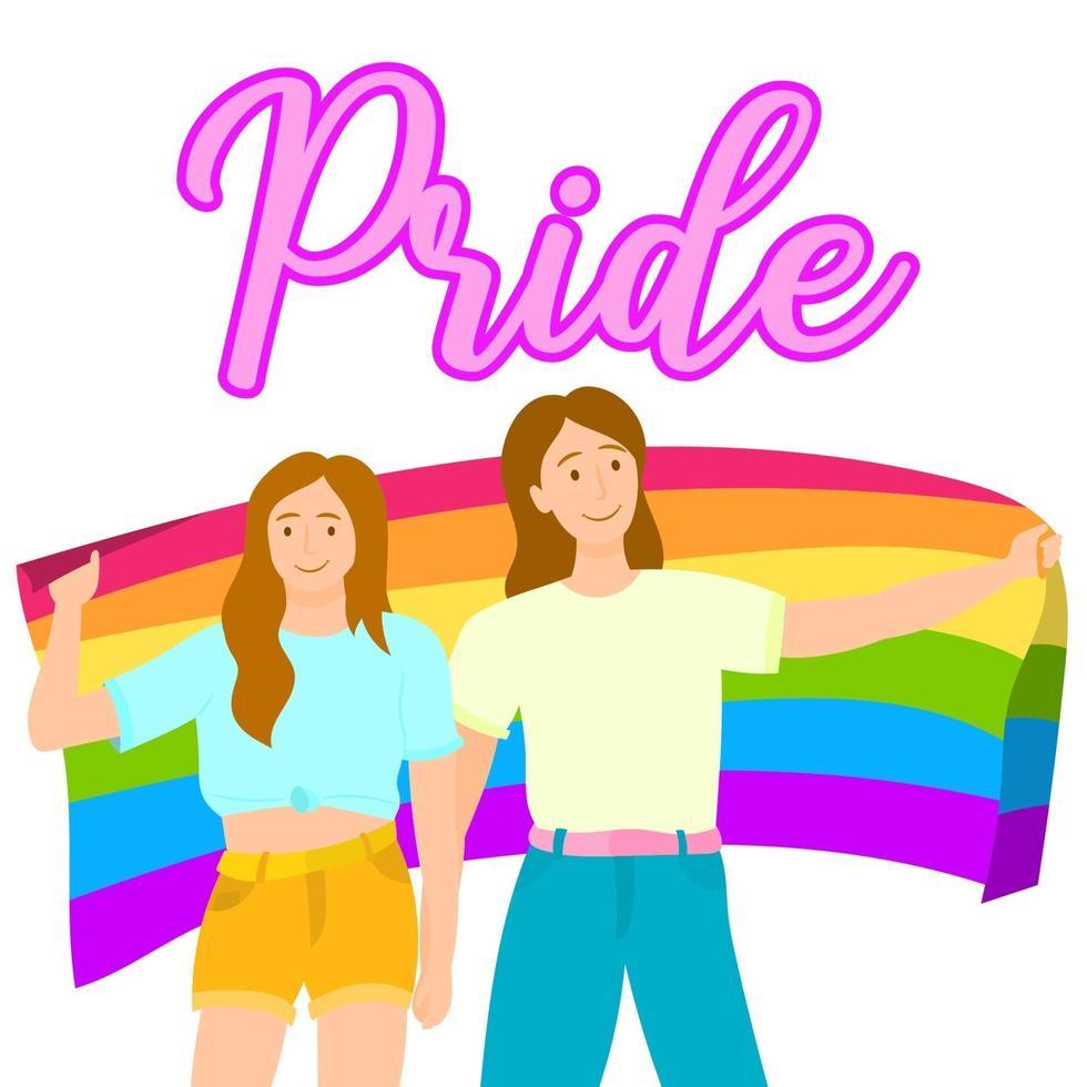 lgbt posterontwerp gay pride lgbtq advertentie divercity concept vector