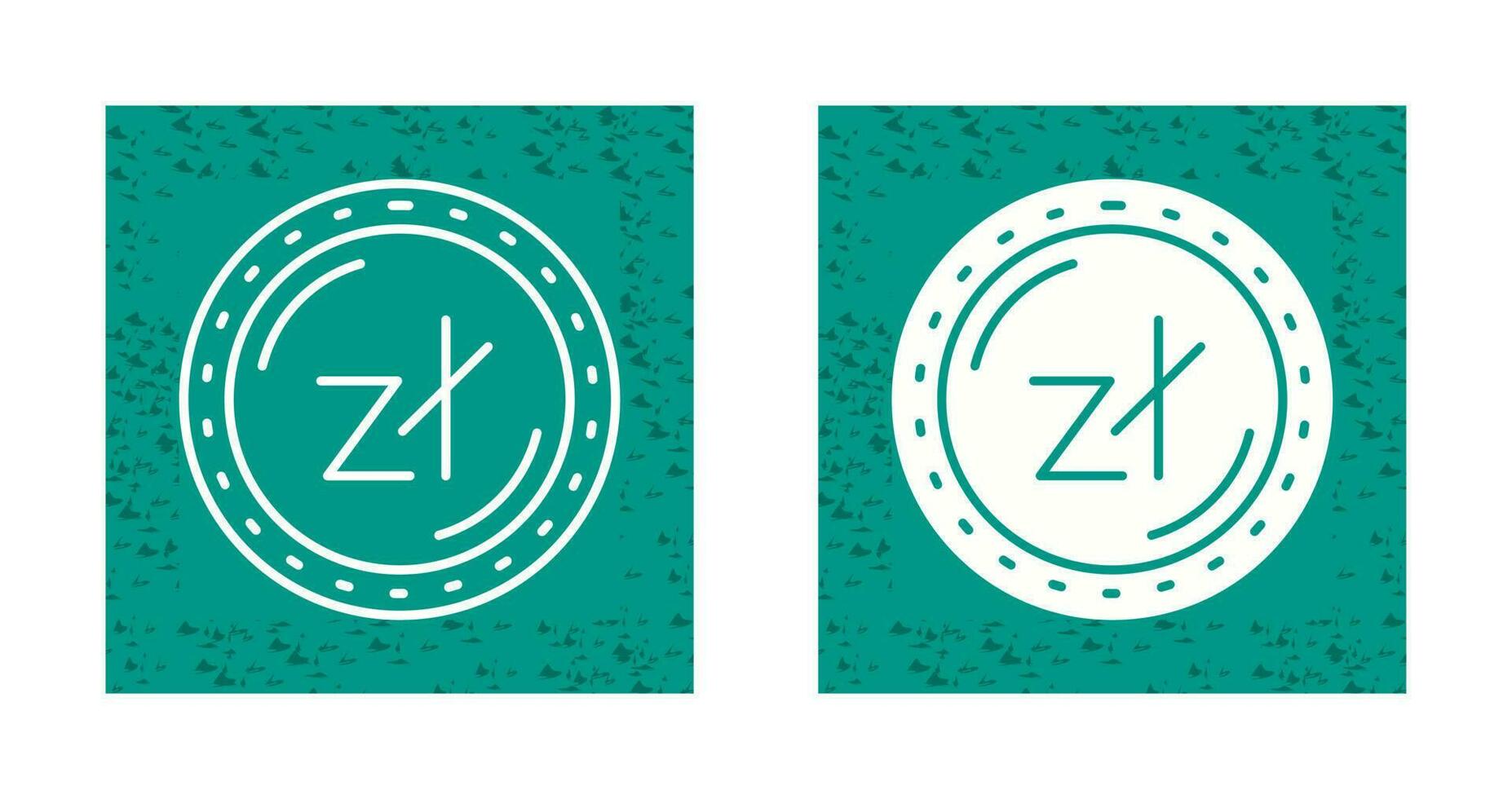 zaloty valuta vector icoon