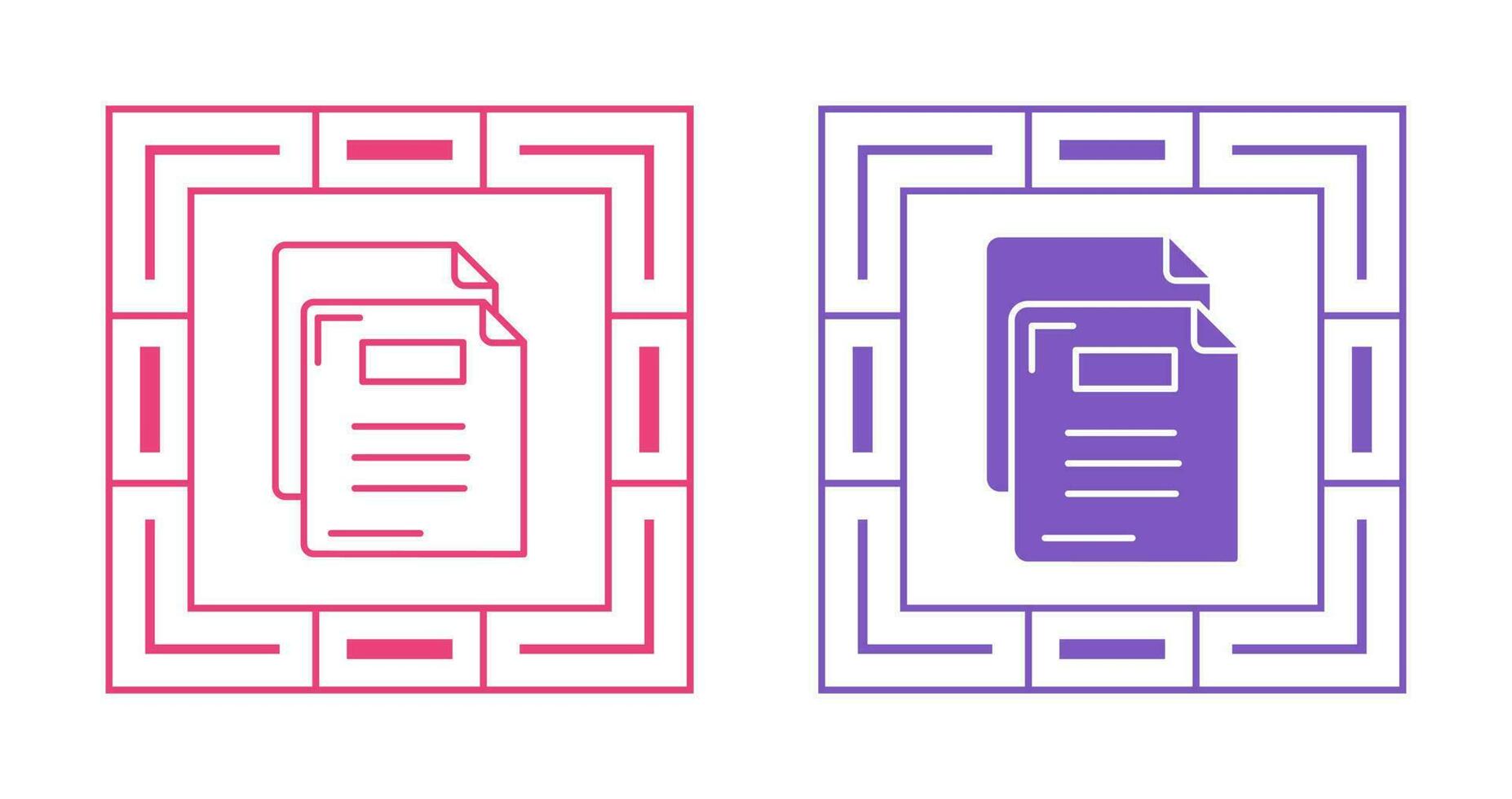 document vector pictogram