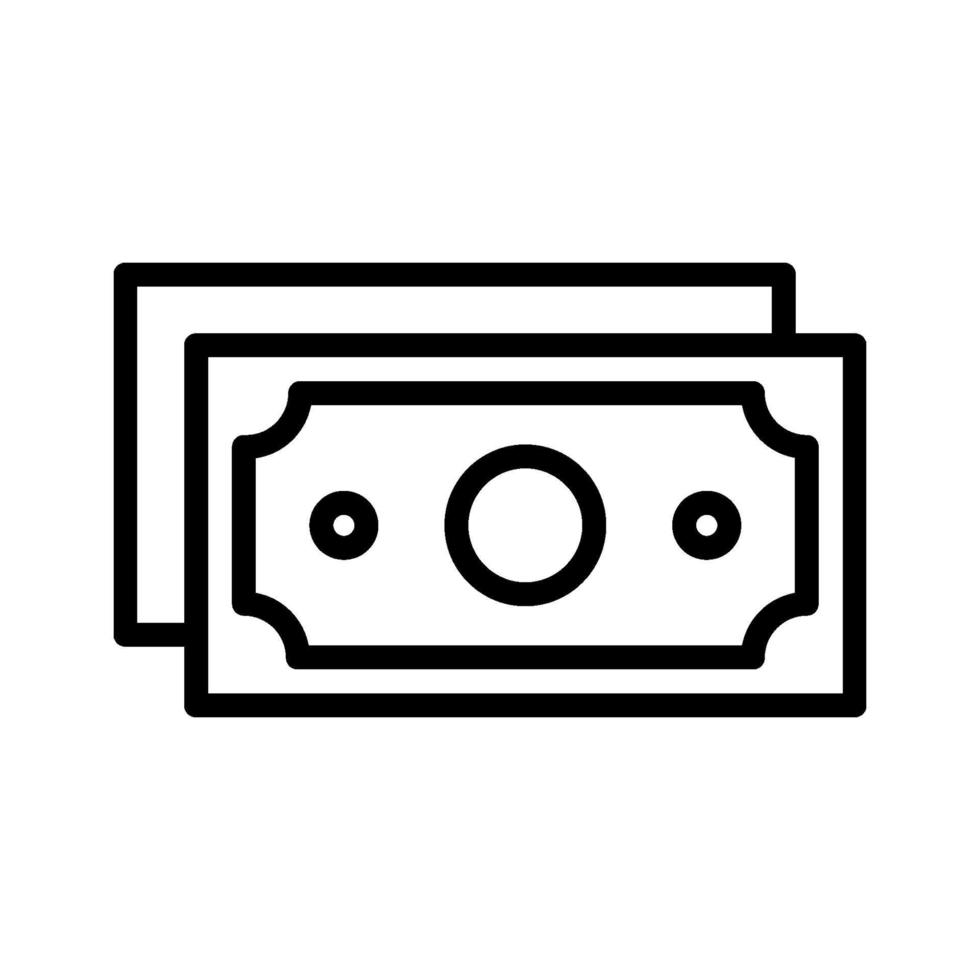 contant geld vector pictogram