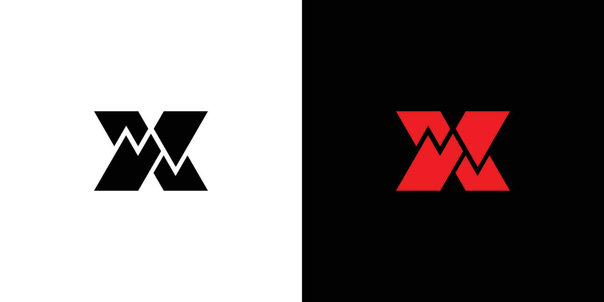 modern en sterk brief X initialen logo ontwerp vector