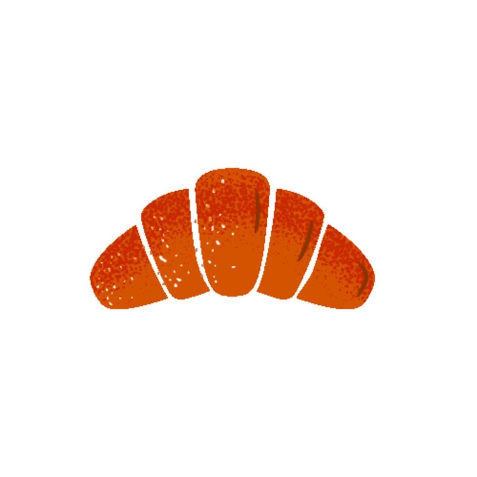 croissant vector embleem voor bakkerij