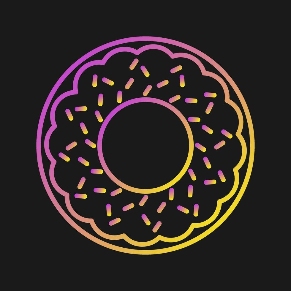 donut vector icoon