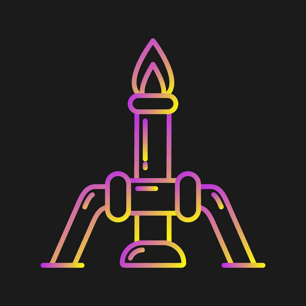 chemie kaarsen vector icoon