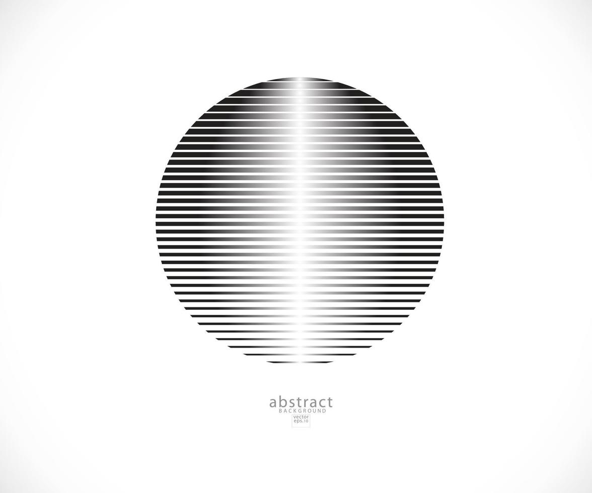 minimalistisch geometrisch ontwerp voor de zwart-witte kleur van het logo vector