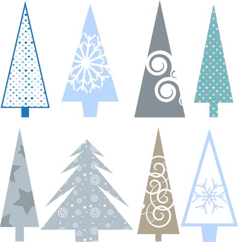 kerstbomen vector