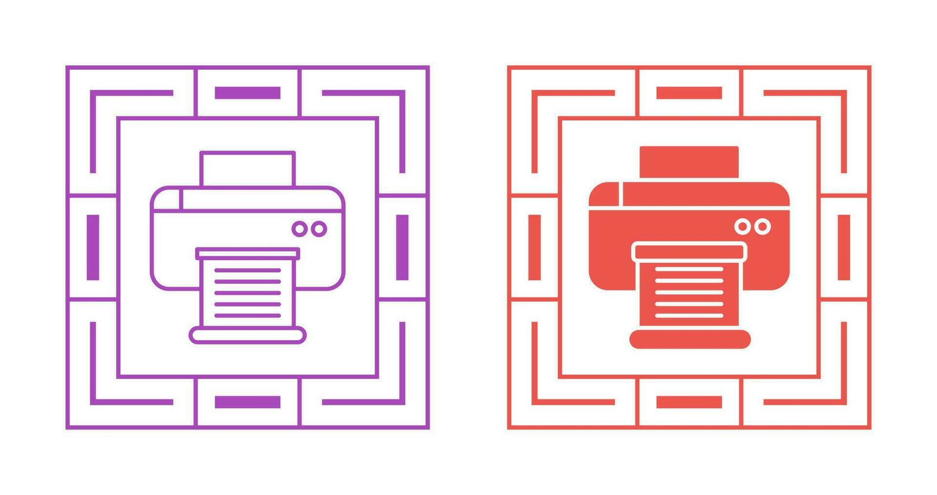 printer vector pictogram