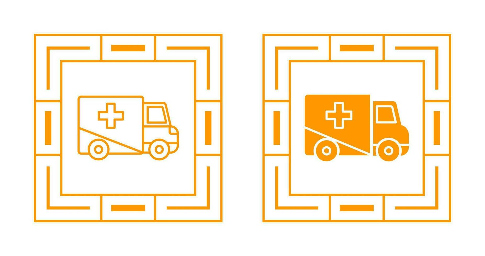 ambulance vector pictogram