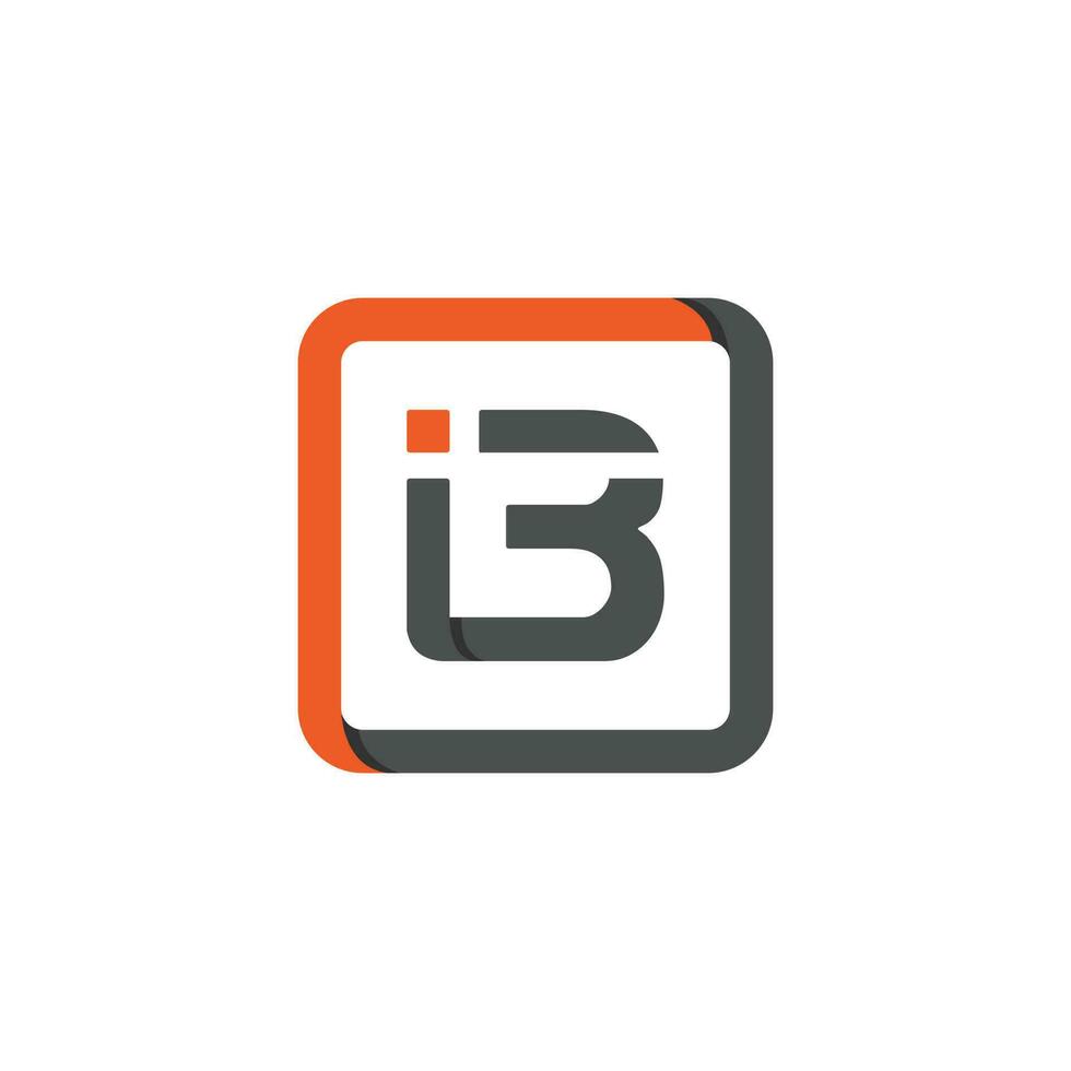 i3 creatief modern logo ontwerp vector