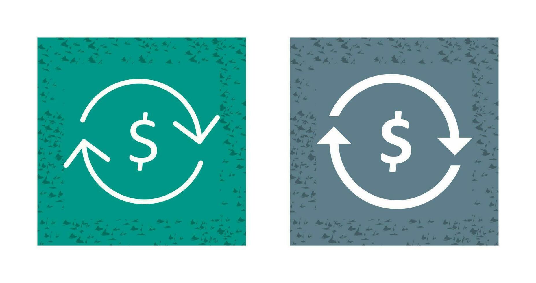 valuta wisselen vector pictogram