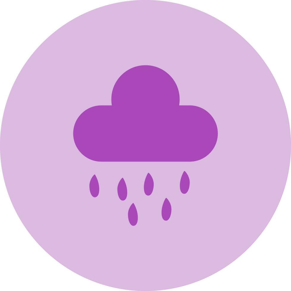 regen wolk vector icoon