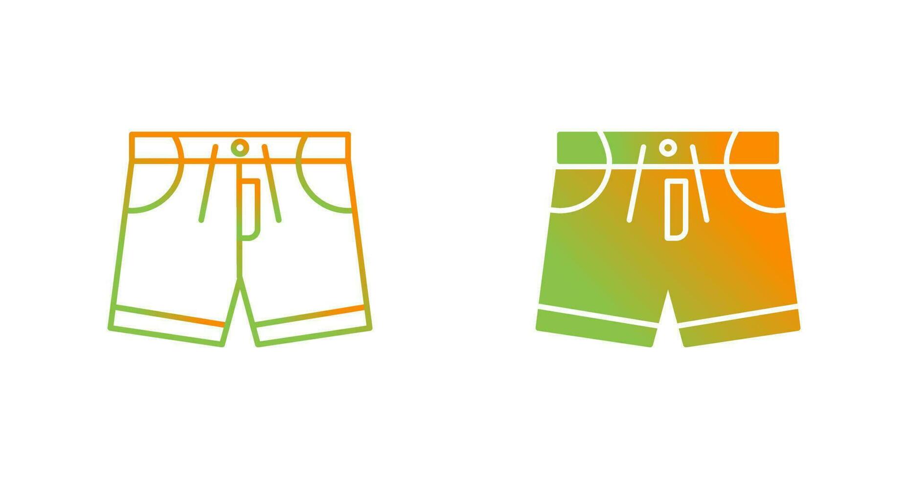 korte broek vector pictogram